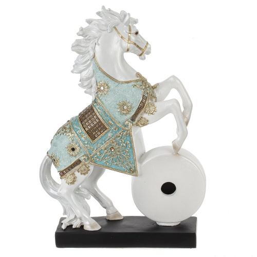 Фигурка декоративная "Лошадь" с часами (AAx1,н/п), L23 W7 H33 см фото 4 Фигурка декоративная "Лошадь" с часами (AAx1,н/п), L23 W7 H33 см фото 4