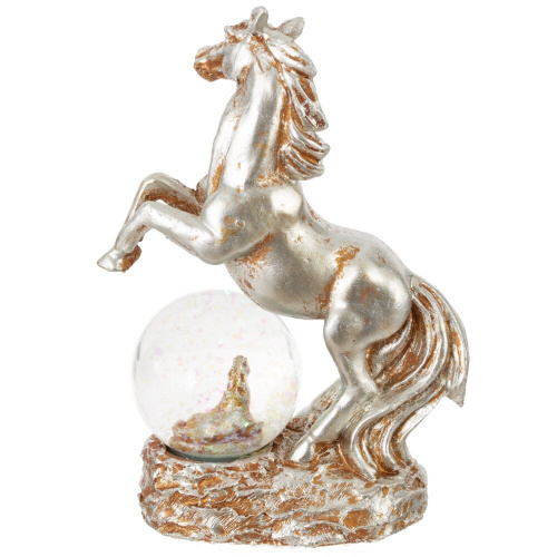 Фигурка декор в стекл шаре "Лошадь", L9,5 W5 H14 см, 2в. фото 8