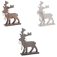 Фигурка декоративная "Олень", L13 W4 H18 см, 3в.