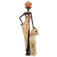 Фигурка декоративная "Африканка", L12 W11,5 H33,5 см