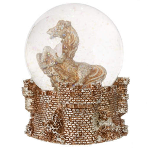 Фигурка декор в стекл шаре "Лошадь", L7 W7,5 H8,5 см, 2в. фото 4