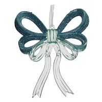 Украшение новогоднее "Бант", L11 W2 H13,5 см Украшение новогоднее "Бант", L11 W2 H13,5 см