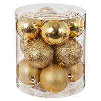 Набор из 12шт Украшение новогоднее "Шар", D 8 см, L19 W19 H21,5 см Набор из 12шт Украшение новогоднее "Шар", D 8 см, L19 W19 H21,5 см