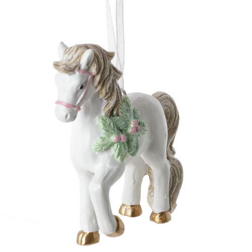 Фигурка декоративная подвесная "Лошадка", L7 W2 H8 см фото 2 Фигурка декоративная подвесная "Лошадка", L7 W2 H8 см фото 2