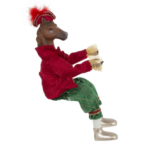 Игрушка набивная "Лошадь", L18 W10 H43/24 см фото 3 Игрушка набивная "Лошадь", L18 W10 H43/24 см фото 3