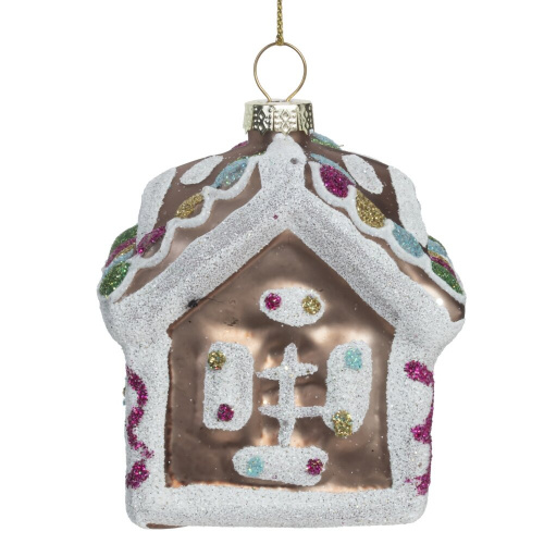 Украшение новогоднее "Домик" , L7 W7 H8 см фото 2 Украшение новогоднее "Домик" , L7 W7 H8 см фото 2