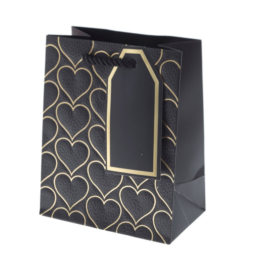 Пакет подарочный XS (бумага 210г/м2, блок 12шт), L12 W7 H15 см, 4в. фото 2