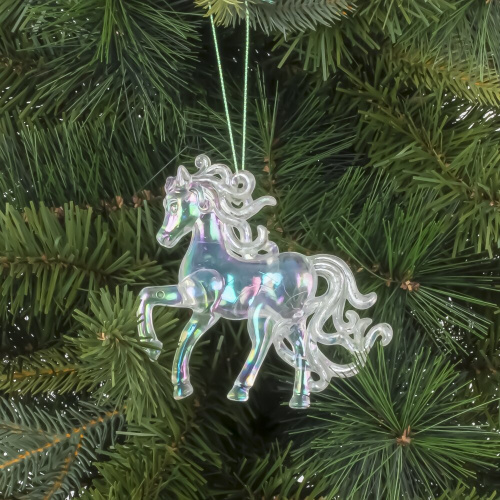 Украшение новогоднеe "Лошадь", L10 W3 H9,5 см Украшение новогоднеe "Лошадь", L10 W3 H9,5 см