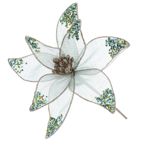 Цветок искусственный "Пуансеттия", L20 W20 H36 см Цветок искусственный "Пуансеттия", L20 W20 H36 см