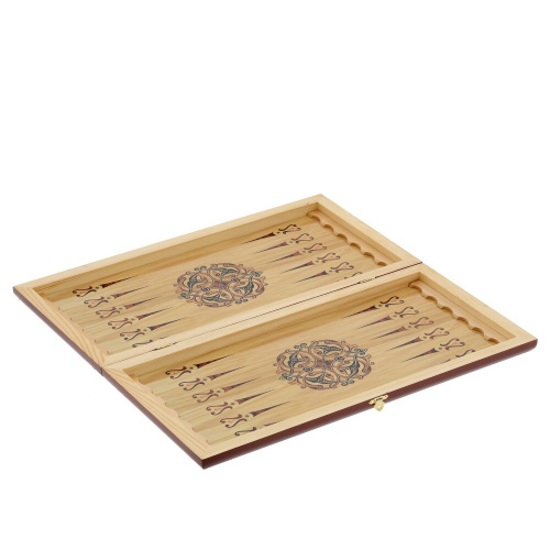 Игра настольная 2 в 1 ( шашки, нарды) "Узор", L50 W25 H4 см фото 6 Игра настольная 2 в 1 ( шашки, нарды) "Узор", L50 W25 H4 см фото 6