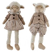 Игрушка набивная "Овечка", L17 W10 H26/47 см, 2в.