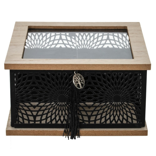 Шкатулка для чайных пакетиков, L18 W18 H10 см