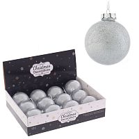 Набор из 12шт Украшение новогоднее "Шар", D 8 см, L35 W27 H8,5 см