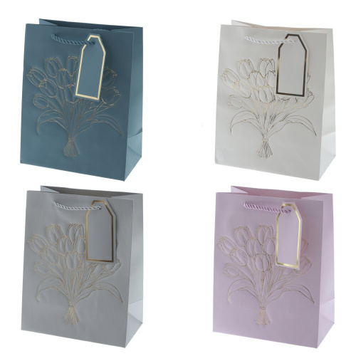 Пакет подарочный S (бумага 210г/м2, блок 12шт), L18 W10 H23 см, 4в. Пакет подарочный S (бумага 210г/м2, блок 12шт), L18 W10 H23 см, 4в.