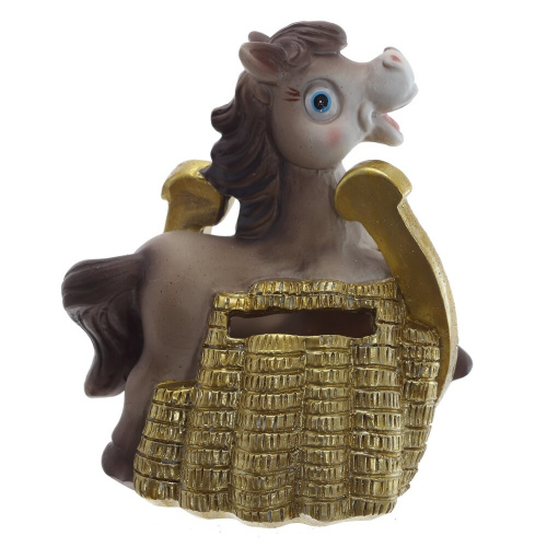 Копилка "Лошадка", L7,5 W6,5 H10 см, 6в. фото 12