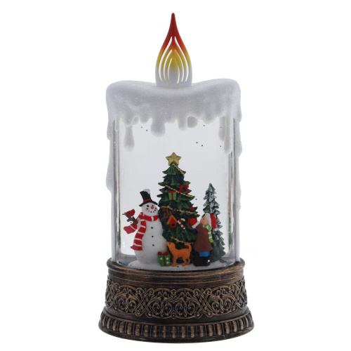 Изделие декоративное "Свеча" (подсвет, муз, вьюга, 3хААА н/п +USB), L12,5 W8 H25 см фото 2 Изделие декоративное "Свеча" (подсвет, муз, вьюга, 3хААА н/п +USB), L12,5 W8 H25 см фото 2