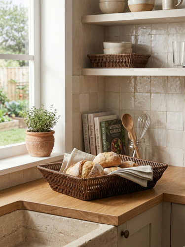 Корзина, L27,5 W20,5 H6 см фото 3