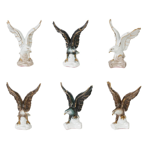 Фигурка декоративная "Орел", L10 W9 H12,5 см, 6в.