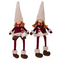 Игрушка набивная "Мальчик/ девочка", L15 W7 H42/22 см, 2в.