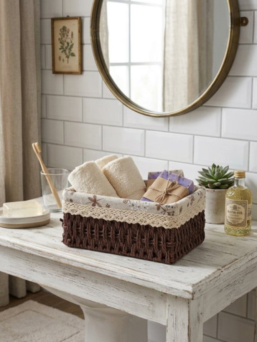 Корзина, L22 W15,5 H11 см фото 3