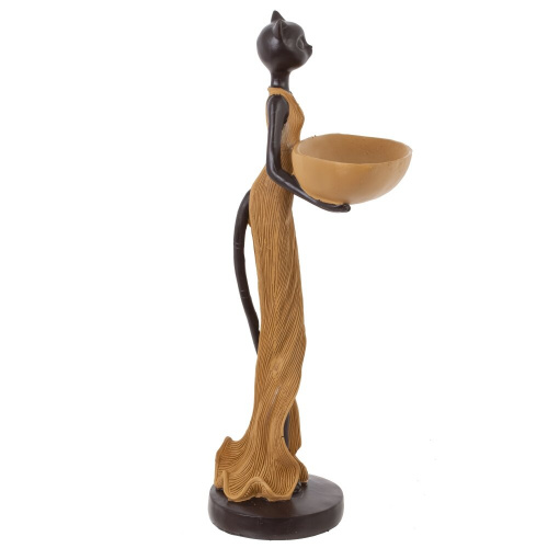 Фигурка декоративная "Кошка", L16,5 W15 H36,5 см фото 5