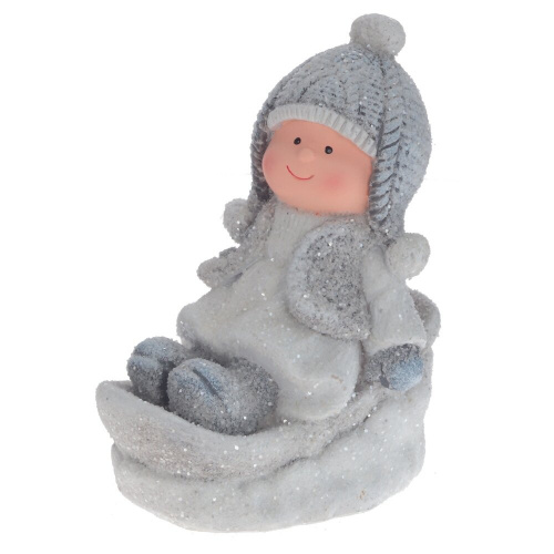 Фигурка декоративная "Ребенок", L11 W8 H14,5 см, 2в. фото 2