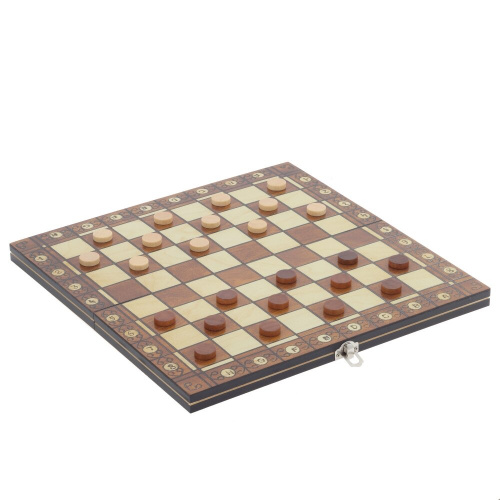 Игра настольная 3 в1 (нарды, шахматы, шашки), L34 W4 H17 см фото 5 Игра настольная 3 в1 (нарды, шахматы, шашки), L34 W4 H17 см фото 5