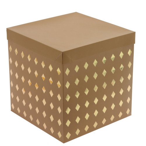 Коробка подарочная (бумага 350г/м2), L29,5 W29,5 H30 см, 4в. фото 2
