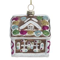 Украшение новогоднее "Домик" , L7 W7 H8 см Украшение новогоднее "Домик" , L7 W7 H8 см