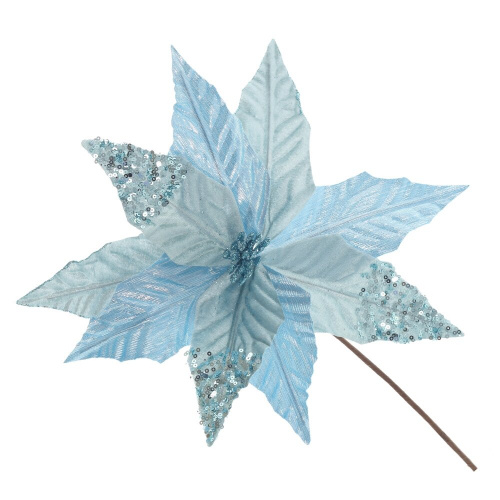 Цветок искусственный "Пуансеттия", L30 W30 H46 см