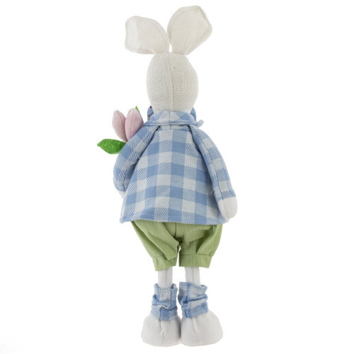 Игрушка набивная "Заяц/Зайка", L16 W9 H38 см, 2в. фото 6 Игрушка набивная "Заяц/Зайка", L16 W9 H38 см, 2в. фото 6