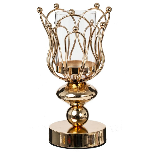 Подсвечник, L12 W12 H23,5 см