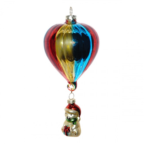 Украшение новогоднее "Воздушный шар", L7 W7 H15 см Украшение новогоднее "Воздушный шар", L7 W7 H15 см