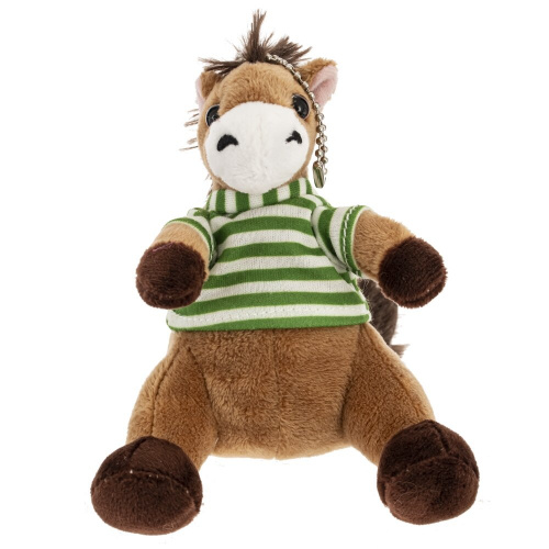 Игрушка набивная "Лошадка", с цепочкой, L11 W16 H12 см, 2в. фото 5