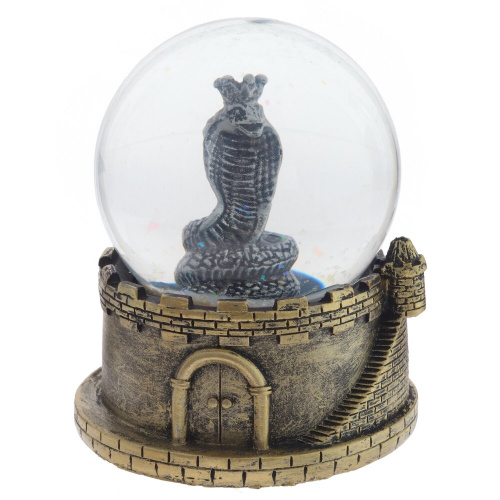 Фигурка декоративная в стекл шаре "Змея", D 6 см, L7,5 W7 H9 см, 4в. фото 2