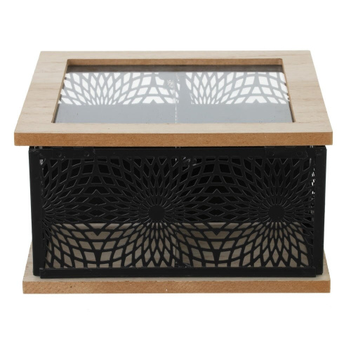 Шкатулка для чайных пакетиков, L18 W18 H10 см фото 5