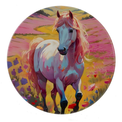 Декоративная подставка под горячее "Лошадь", D 10 см, L10 W10 H0,5 см, 4в. фото 3 Декоративная подставка под горячее "Лошадь", D 10 см, L10 W10 H0,5 см, 4в. фото 3