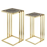 Набор из 2-х столов декоративных, L29/34 W27/32 H58/67 см