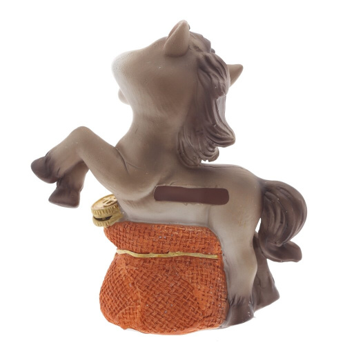 Копилка "Лошадка", L12 W6 H13 см, 4в. фото 8 Копилка "Лошадка", L12 W6 H13 см, 4в. фото 8