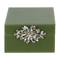 Шкатулка, L12,5 W13 H8 см