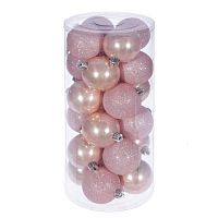 Набор из 24шт Украшение новогоднее "Шар", D 6 см, L14 W14 H30,5 см Набор из 24шт Украшение новогоднее "Шар", D 6 см, L14 W14 H30,5 см