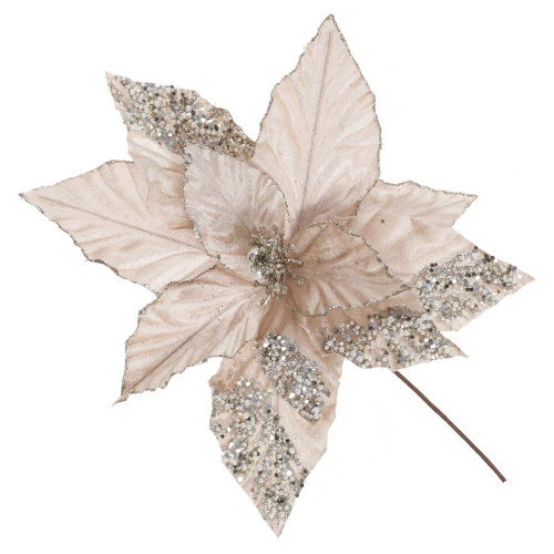 Цветок искусственный "Пуансеттия", L33 W33 H38,5 см