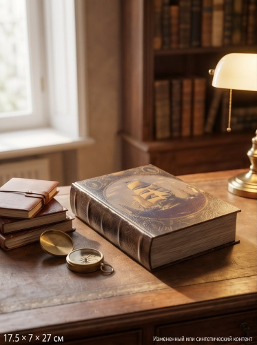 Шкатулка-книга, L17,5 W7 H27 см фото 4 Шкатулка-книга, L17,5 W7 H27 см фото 4