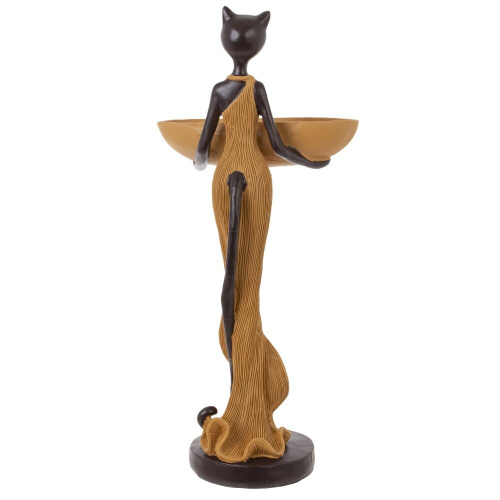 Фигурка декоративная "Кошка", L16,5 W15 H36,5 см фото 4