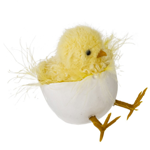 Фигурка декоративная "Цыпленок" (блок 6шт), L7 W5 H7 см, 3в. фото 10