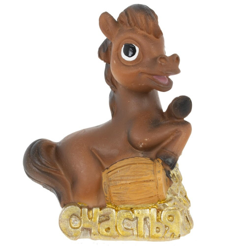 Копилка "Лошадь", L8 W5 H10 см, 4в. фото 2