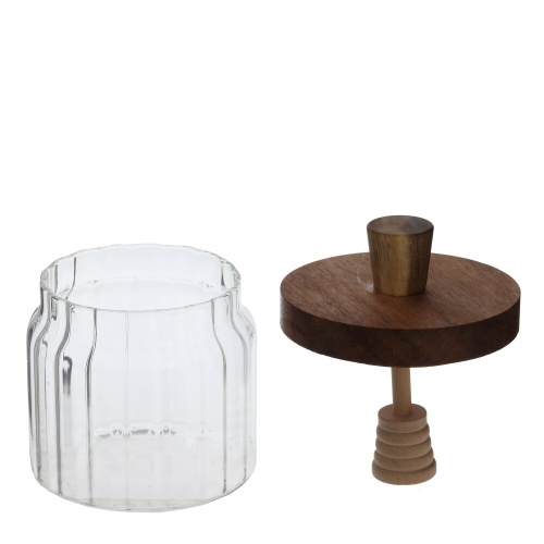 Банка для меда, 350 мл, L9 W9 H11,5 см фото 2