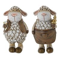 Фигурка декоративная "Овечка", L5,5 W4,5 H9,5 см, 2в., L5,5 W4,5 H10