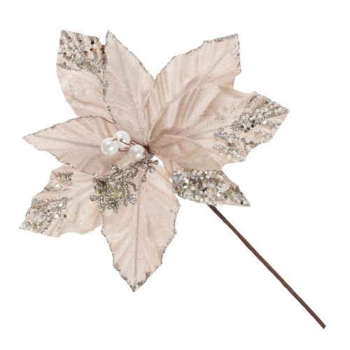 Цветок искусственный "Пуансеттия", L23 W23 H38,5 см Цветок искусственный "Пуансеттия", L23 W23 H38,5 см