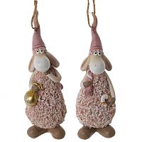Фигурка декоративная подвесная "Овечка", L4,5 W5 H12 см, 2в., L4,5 W4,5 H12